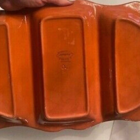 Ambiance Nanette Vacher Romance Three Part Serving Platter - Perfect. New - 16 1 - Picture 5 of 6